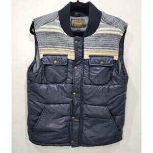 JACHS New York Navy Puffer Vest M